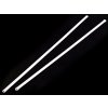 Výztuž do korzetu kovová šíře 8 mm délka 30; 35; 40 cm (Varianta 1 (30 cm) bílá, Balení 2 ks)