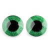 Oči velké s glitry s pojistkou Ø40 mm (Varianta 1 stříbrná, Balení 2 sada)