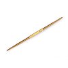 Oboustranný háček na háčkování vel. 1;2;3;4;5;6;7;8 (Varianta 1-2 měděná světlá, Balení 1 ks)