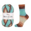 Pletací příze Best Socks samovzorovací / ponožkovka 100 g (Varianta 3 (7316) bordó sv., Balení 1 ks)