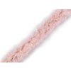 Všívací lemovka / lampas z umělé kožešiny kulatý šíře 2 cm (Varianta 1 Off White, Balení 1 m)