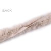 Všívací lemovka / lampas z umělé kožešiny kulatý šíře 2 cm (Varianta 1 Off White, Balení 1 m)