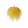 Dekorační kožešinová bambule k výrobě skřítků a postaviček Ø8 cm (Varianta 2 žlutá, Balení 1 ks)