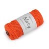 Bavlněná pletací příze macrame Naty Ø3 mm rozčesávací