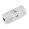 Bavlněná pletací příze macrame Naty Ø3 mm rozčesávací