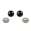 Oči s pojistkou Ø10 mm (Varianta černá, Balení 10 sada)
