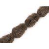 Všívací lemovka / lampas z umělé kožešiny kulatý šíře 3 cm (Varianta 2 béžová, Balení 1 m)