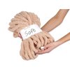 Pletací příze žinylková Soft 250 g (Varianta 1 krémová světlá, Balení 1 ks)