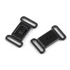 Zapínání na motýlka / kojící podprsenky šíře 12 mm (Varianta 1 černá, Balení 4 pár)