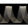 Modistická krinolína na vyztužení šatů a výrobu fascinátorů šíře 1,5 cm (Varianta 2 (CC33) transparent, Balení 20 m)