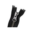 Zip kovový YKK No 5 dělitelný 2 jezdce / dvoucestný 50 cm na kožené bundy