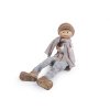 Dekorace postavičky dětí (Varianta 1 šedokrémová chlapecká, Balení 1 ks)