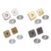 Magnetické zapínání 18x18 mm čtverec (Varianta 1 nikl, Balení 5 sada)