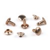 Duté nýty Ø8 mm oboustranné (Varianta 4 růžové zlato, Balení 50 pár)