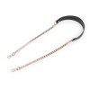 Ucho na kabelku s řetízkem a karabinami šíře 4 cm (Varianta 1 černá nikl, Balení 1 ks)