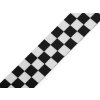 Hladký oboustranný popruh s leskem šíře 38 mm (Varianta černá bílá, Balení 1 m)