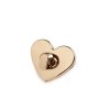 Sada zapínání na kabelku srdce 32x26 mm (Varianta 2 růžové zlato, Balení 1 sada)