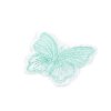 Motýl vyšívaný na monofilu k našití a nalepení (Varianta 1 Off White, Balení 10 ks)