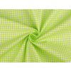 Bavlněná látka / plátno mini káro (Varianta 2 (16) zelená sv., Balení 1 m)
