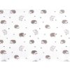 Bavlněná látka / plátno ježek (Varianta (790) bílá, Balení 1 m)