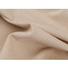 Velvet / samet strukturovaný jednobarevný (Varianta 1 Off White, Balení 1 m)