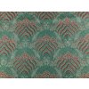 Žakárová látka pro oděvy i dekoraci (Varianta 1 (125 g/m²)  zelená, Balení 1 m)