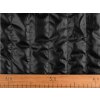 Prošívaná šusťákovina / prošev zateplená s podšívkou pruhy 4,5 cm (Varianta 1 (10) černá, Balení 1 m)