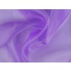 Organza dekorační s leskem (Varianta 1 bílá, Balení 1 m)