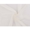 Organza dekorační / oděvní matná, krešovaná (Varianta 1 bílá, Balení 1 m)
