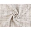 Kostýmovka s lurexem / tvíd (Varianta 1 (320 g/m²) Off White, Balení 1 m)