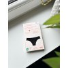 Anaé by Ecodis Menstruační kalhotky Panty na slabou menstruaci - černé XL - z certifikované biobavlny