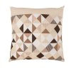 Povlak na polštář krep RHOMBIC béžový (Rozměry povlaků na polštáře 50x70cm)