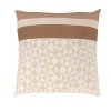 Povlak na polštář krep RHOMBIC béžový (Rozměry povlaků na polštáře 50x70cm)