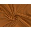 Saténové prostěradlo LUXURY COLLECTION 100x200cm hnědé (Prostěradlo vhodné pro matratzenhöhe bis zu 15cm)