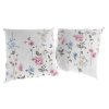 Sada 2 dekoračních polštářů LOUKA růžová (Rozměry povlaků na polštáře 40x40cm)