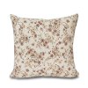 Povlak na polštář krep Kvítí béžové (Rozměry povlaků na polštáře 70x90cm)