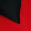 Saténové povlečení LUXURY COLLECTION červené/černé (Rozměr povlečení 1+1, 140x200, 70x90cm)