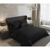 Saténové povlečení LUXURY COLLECTION černé (Rozměr povlečení 1+1, 140x200, 70x90cm)