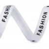 Plochá šňůra bílá - FASHION 10 mm