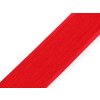 Žinylková stuha / prýmek oboustranný šíře 40 mm (Varianta červená, Balení 45 m)