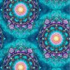 Viskózový úplet –  mandaly azurový oceán