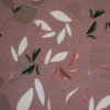 Bavlněný úplet - lístečky na starorůžové