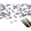 Koncovka na spirálový a kovový zip No 3; 5; 8; 10 horní (Varianta 1 (3 mm) nikl, Balení 10 g)