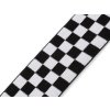 Pruženka měkká šíře 40 mm káro (Varianta 1 černá béžová, Balení 1 m)