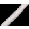 Všívací oděvní / dekorační kožešina kulatá šíře 1,5 cm (Varianta 1 Off White, Balení 1 m)