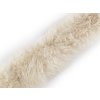 Našívací oděvní / dekorační kožešina plochá šíře 9 cm (Varianta 1 Off White, Balení 1 m)
