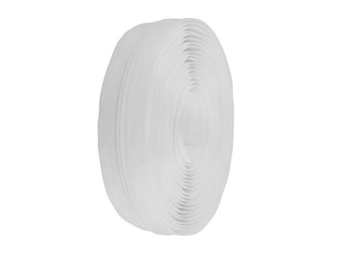 Zip spirálový metráž 3 mm bílý