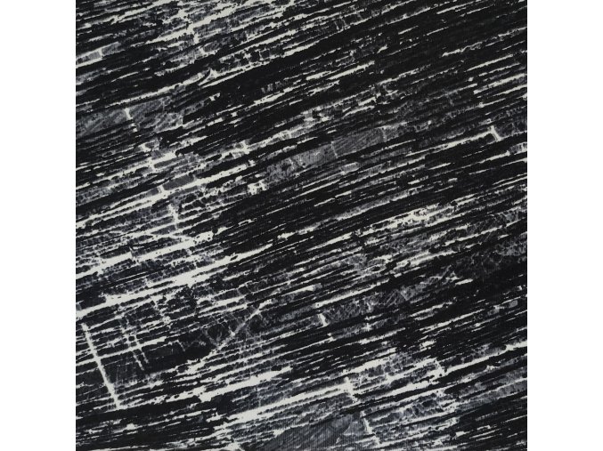 Biobavlněný úplet černobílé čáry