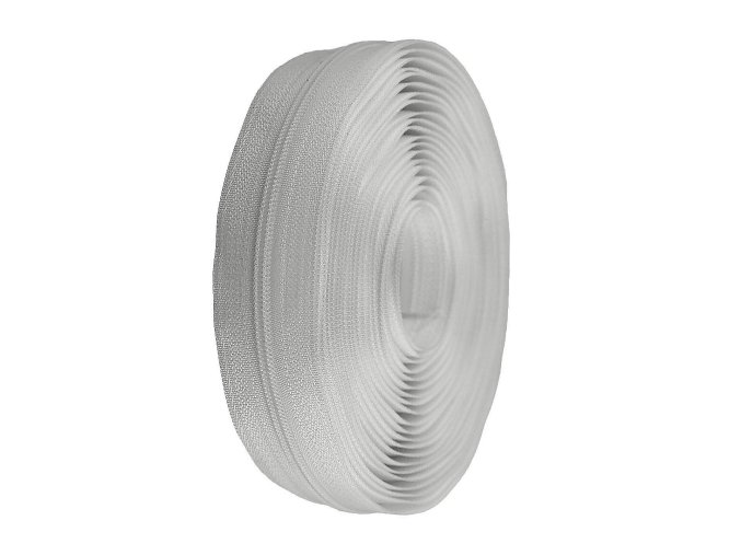 Zip spirálový metráž 3 mm holubí šeď