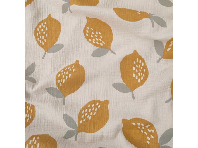 Mušelín citróny na béžové